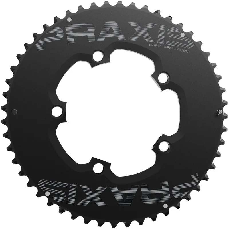 Praxis Works TT/Aero Kettenblatt-Set - Road 5x BCD 110mm 2x 10/11/12-fach - 48/32T Ausverkauf