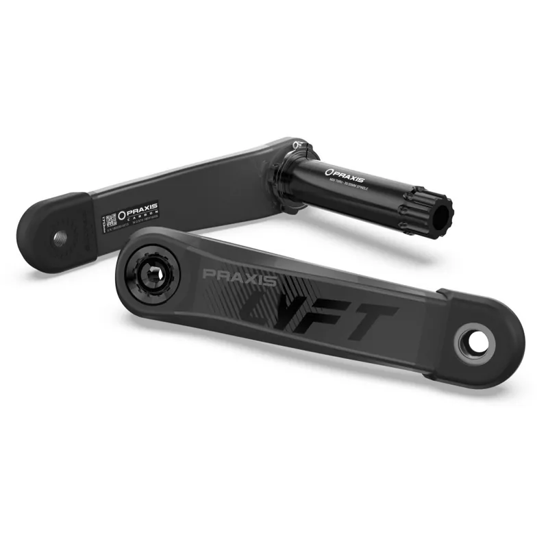 Praxis Works Lyft M30-Thru Carbon Kurbelarme Gen2 - black Neue Kollektion
