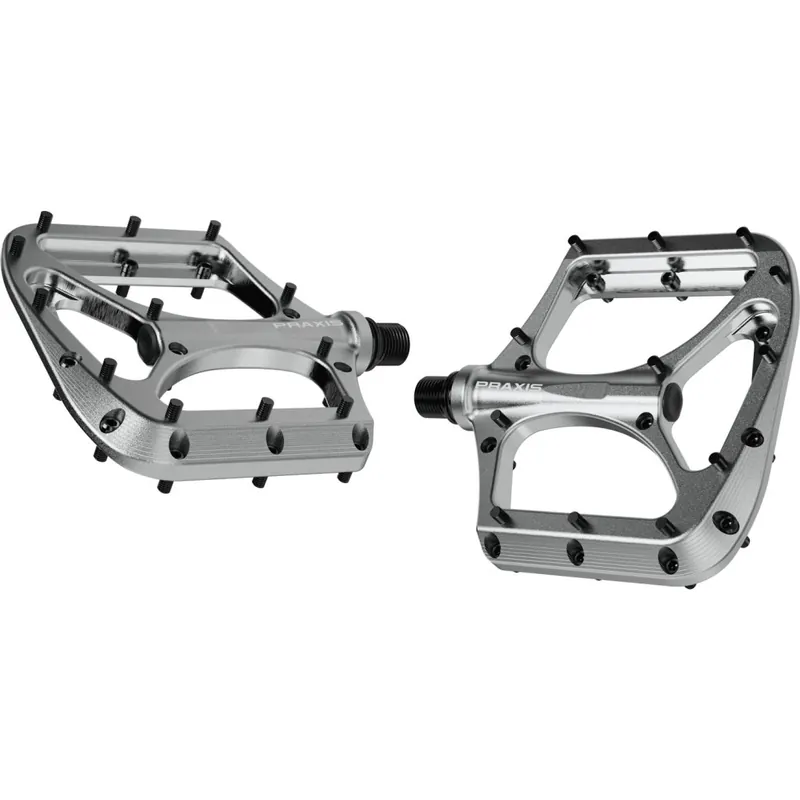 Schneller Versand Praxis Works The Brodium Flat Pedal - silber