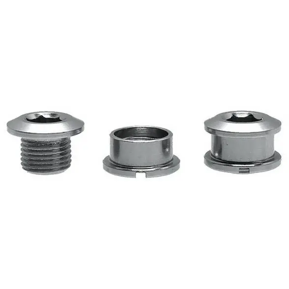 Sonderaktion Problem Solvers Chainring Bolts with Nuts Aluminium Kettenblattschraubenset Innensechskant 10mm - 5 Stk.