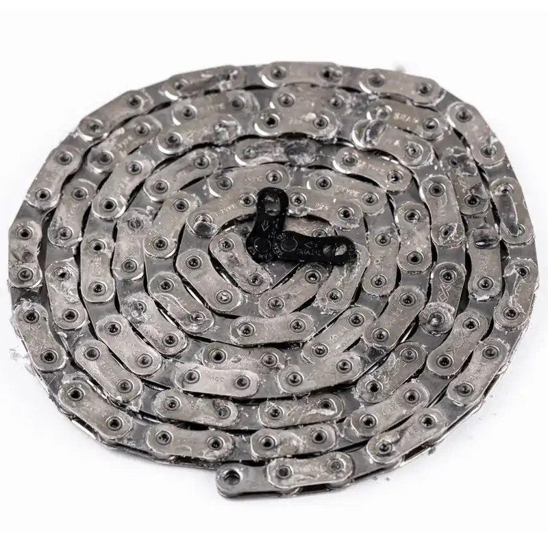 Markenprodukt ProWaxed SRAM XX Eagle Kette - T-Type Flattop 12-fach A1 - prewaxed - silber