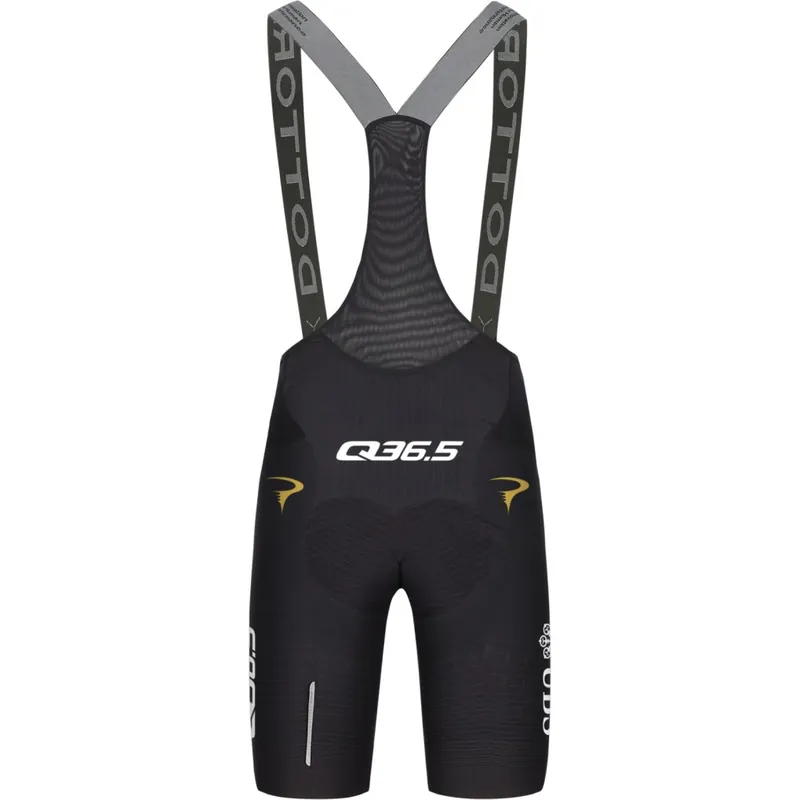 Neuheit Q36.5 Dottore Pro Cycling Team Trägershorts Herren - black