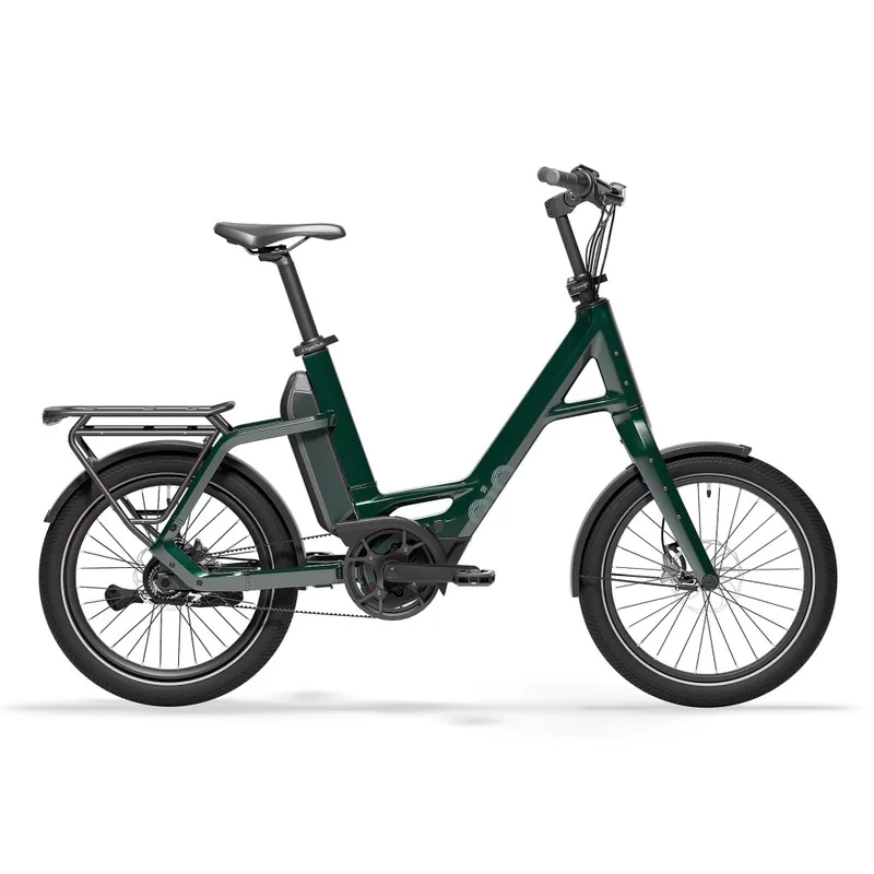 Top-Preis QiO COMPACT P5 1x5 Shimano Nexus RBN - 20" E-Bike - 2026 - forest green glossy