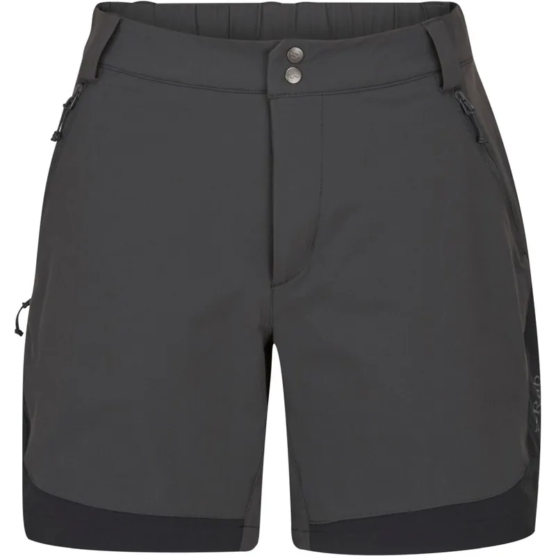 Markenprodukt Rab Torque Mountain Shorts Damen - anthracite/schwarz