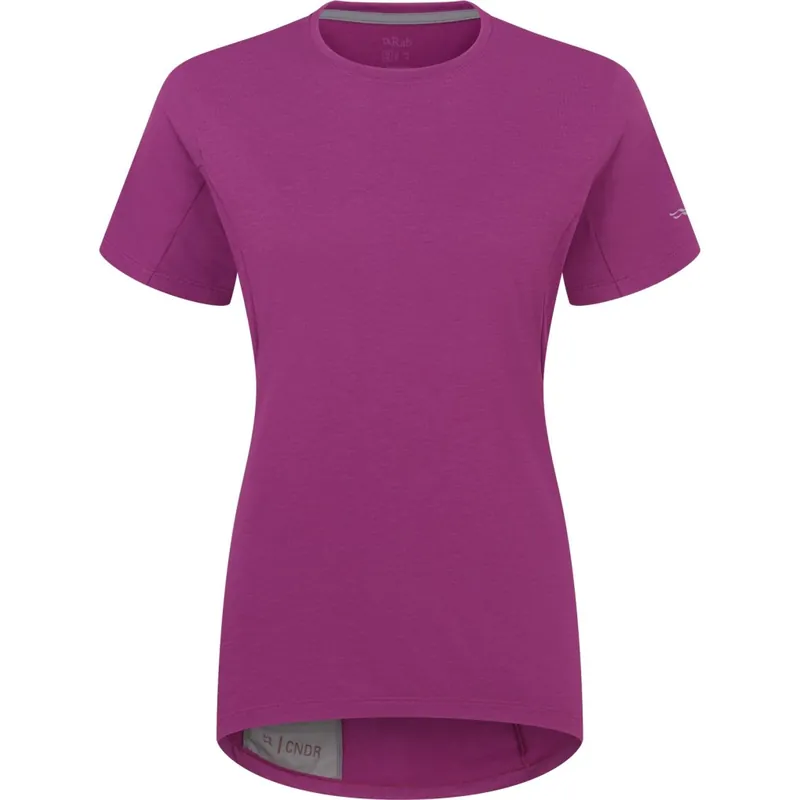 Rab Cinder Crimp T-Shirt Damen - plum Preisknaller