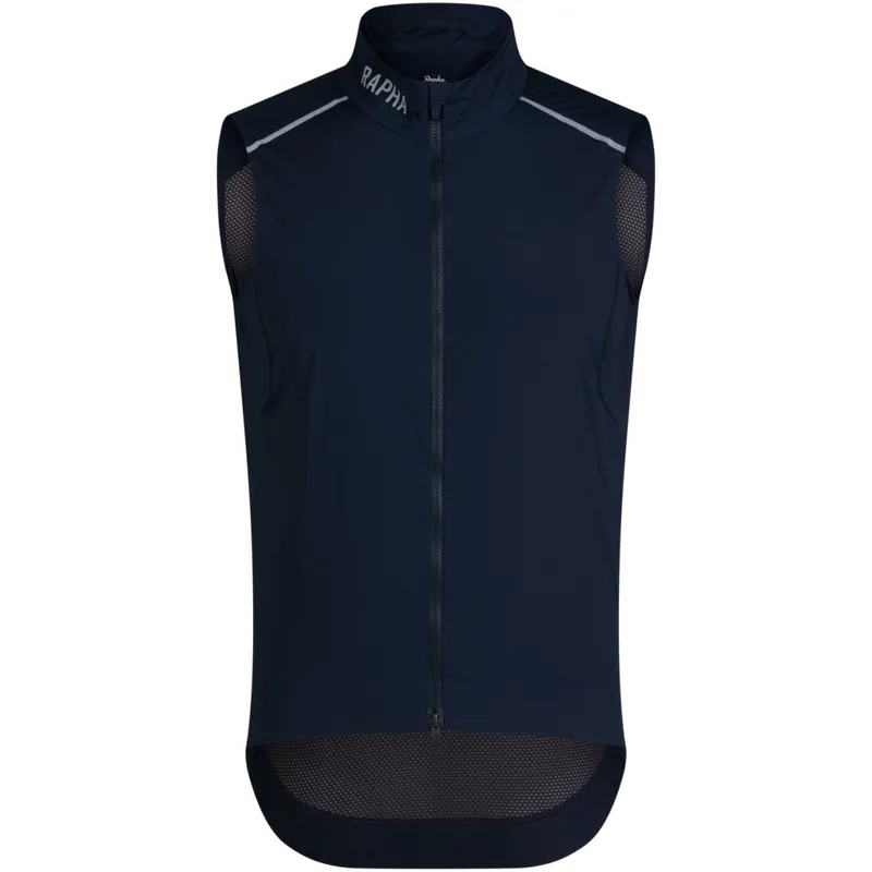 Preisreduziert Rapha Pro Team Weste II Herren - navy/silver
