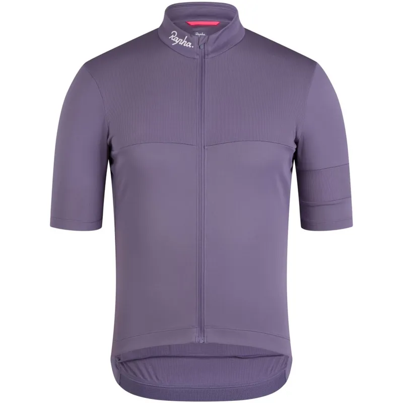 Garantierte Lieferung Rapha Brevet E. Kurzarmtrikot Herren - dusted lilac/black reflective