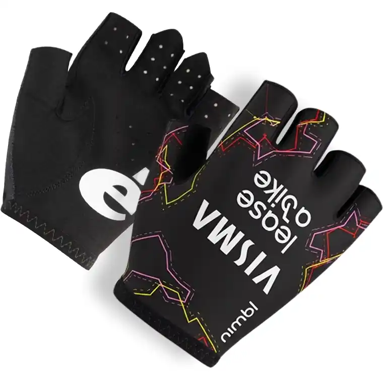 Letzte Chance RAPidGEAR Team Visma Lease a Bike Giro d‘Italia Trilogy Replica Handschuhe - black