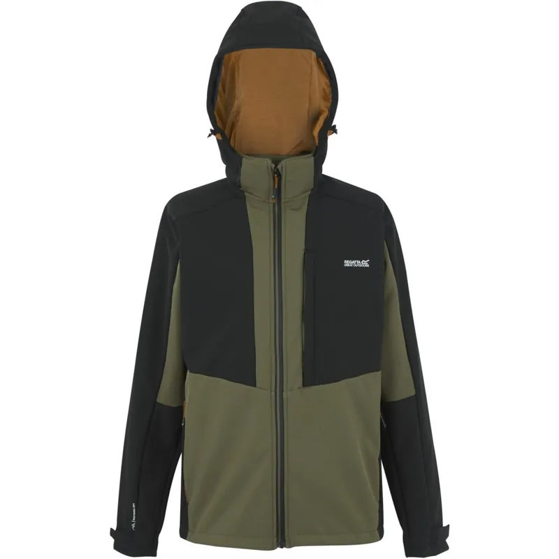 Regatta Hewitts Softshell-Jacke Herren - Olive Night/Black ZYI Preisreduziert