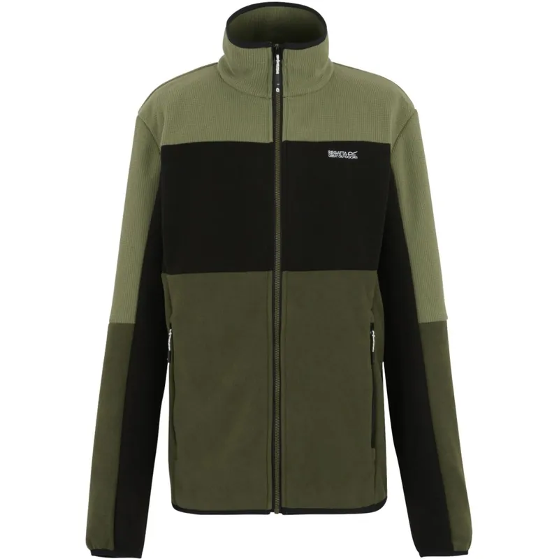 Regatta Ormont Fleecejacke Herren - Oil Green/Black/Olive Night ZP7 Super-Preis