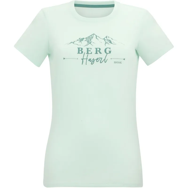 Garantierte Lieferung Regatta Fingal Slogan T-Shirt Damen - Ocean Mist Z2P