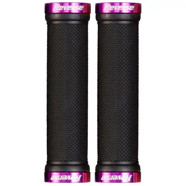 Heißes Angebot Reverse Components Classic Lock-On Griffe 29mm - black/purple