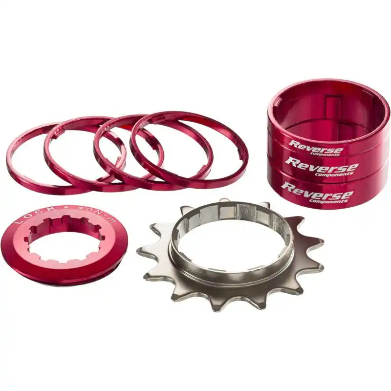 Heißes Angebot Reverse Components Single Speed Kit - rot