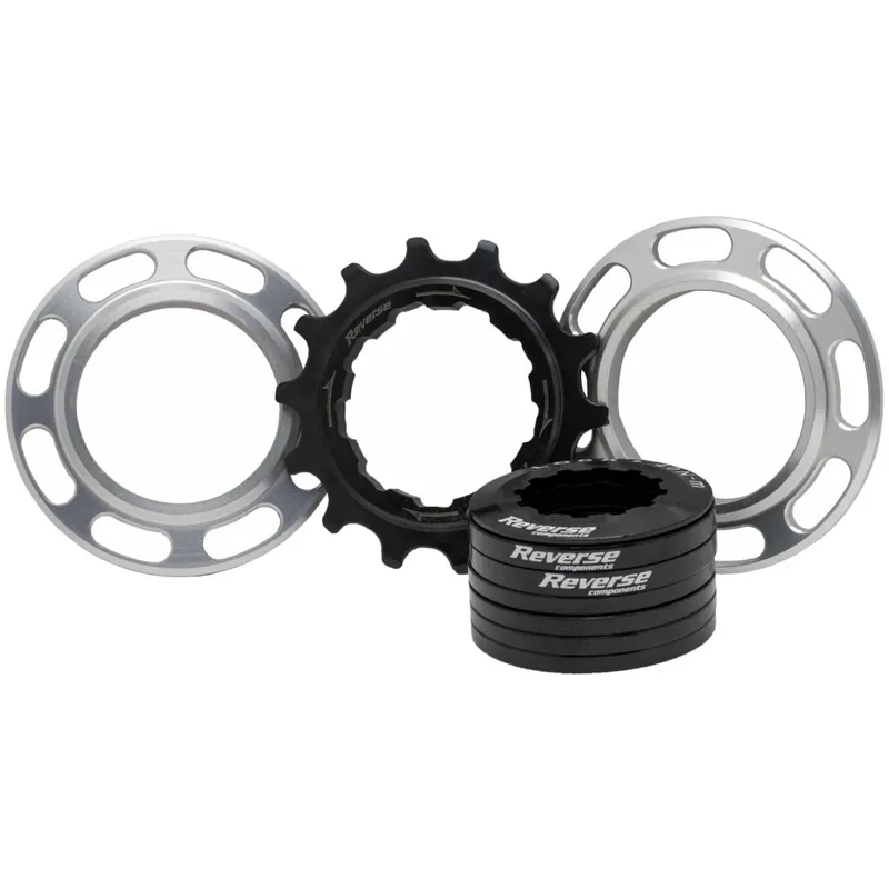 Markenware Reverse Components Single Speed Kit Expert - HG - 14T - silber