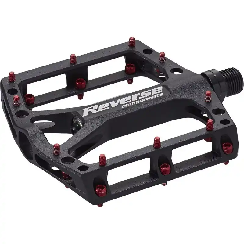 Reverse Components Black ONE MTB Plattformpedale - black/red Kracherpreis