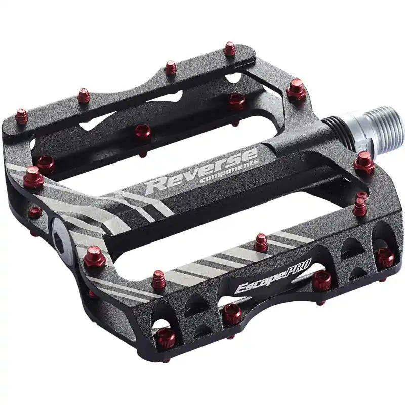 Reverse Components Escape Pro Pedal - schwarz / rot Neu Im Sortiment