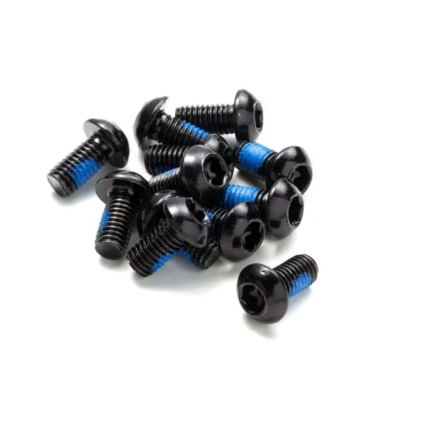 Echt Reverse Components Schrauben-Set für Bremsscheiben - 12 Stück - M5x10mm - schwarz