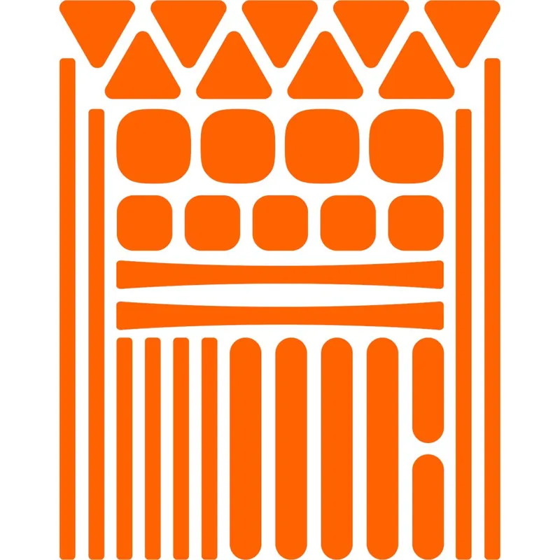 rie sel design re flex anywhere Helmaufkleber - orange Markenprodukt