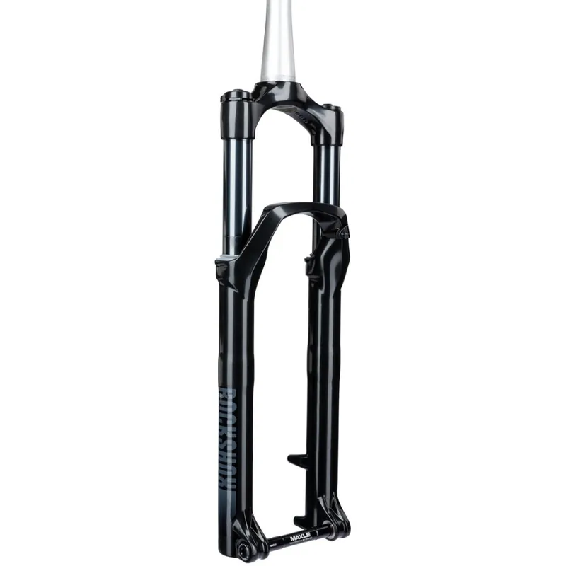 Ausverkauf RockShox Recon Silver RL Solo Air Federgabel - 27.5" - 120mm - 46mm Offset - Tapered - 15x110mm Boost - Maxle Stealth - Gloss Black