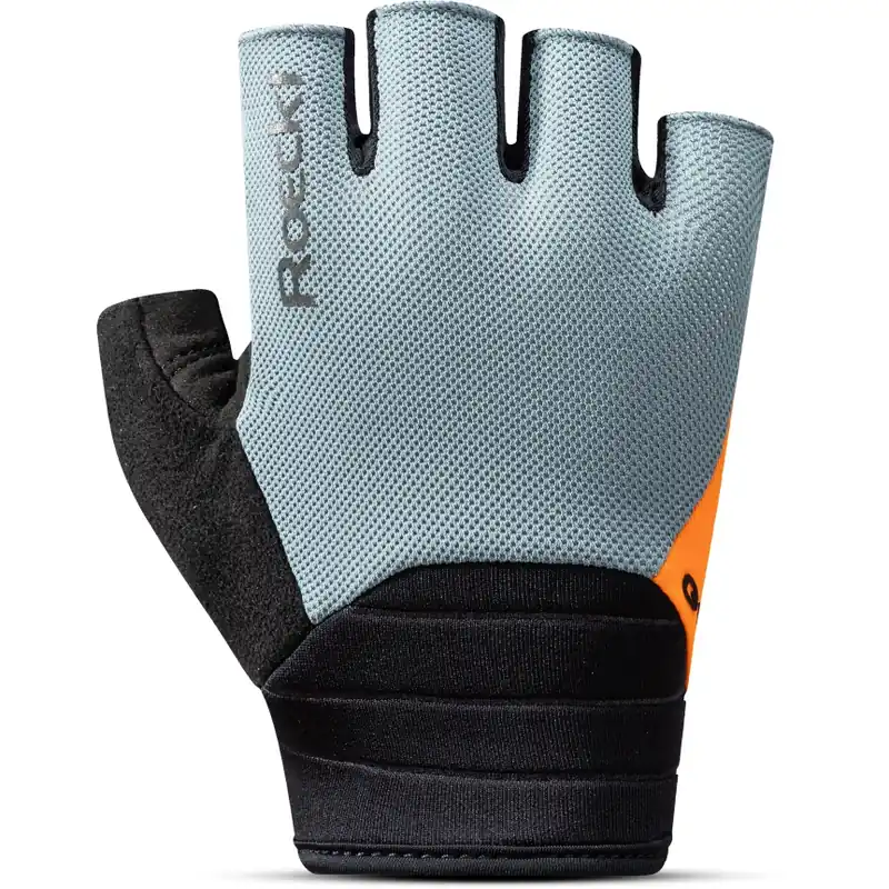 Sonderaktion Roeckl Sports Itamos 3 Fahrradhandschuhe - hurricane grey/orange 8504