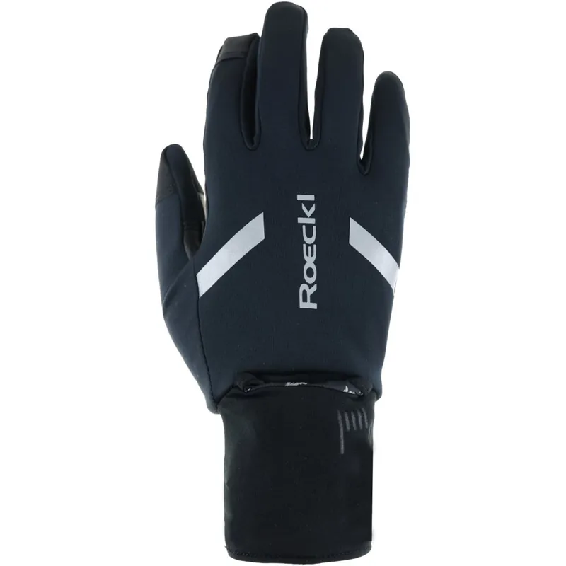 Super-Preis Roeckl Sports Riveo 3 Fahrradhandschuhe - schwarz 9000