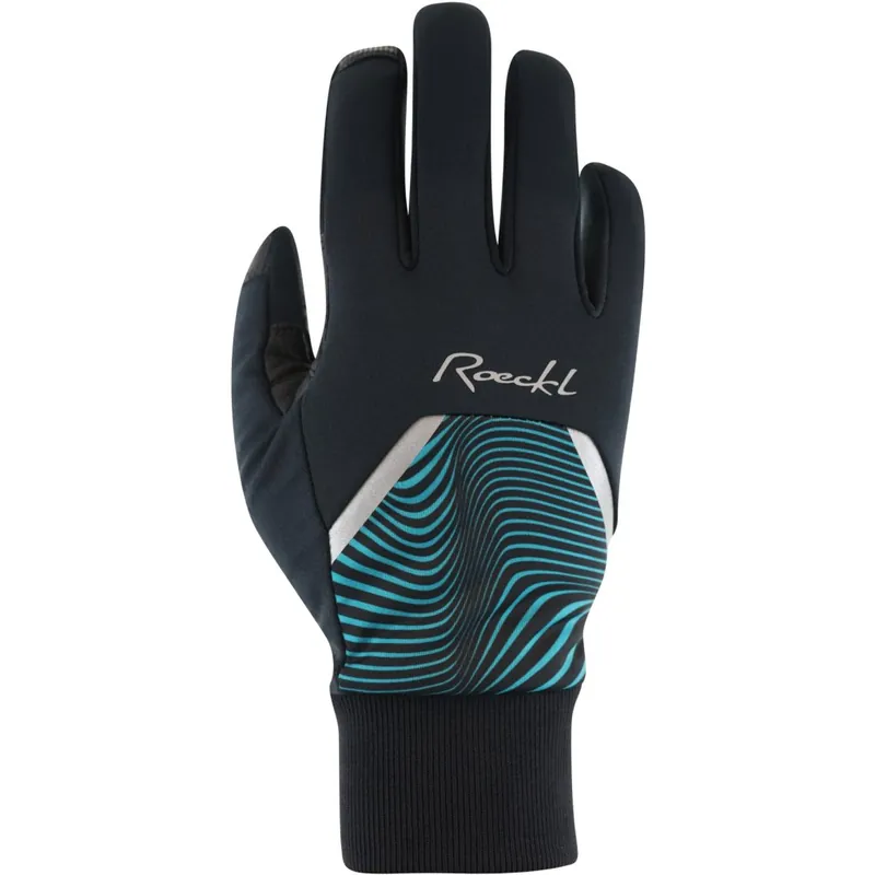 Roeckl Sports Wirsberg Fahrradhandschuhe Damen - black/lapis 9520 Must-Have