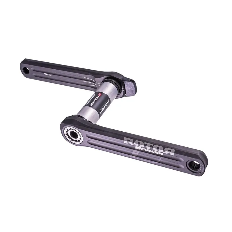 Schneller Versand Rotor INpower DM Road Leistungsmesser-Kurbel - schwarz