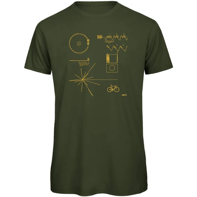 RTTshirts Voyager Fahrrad T-Shirt Herren - khaki Solange Der Vorrat Reicht
