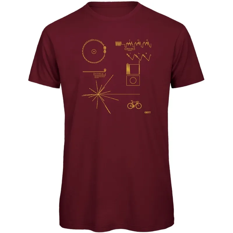 Beliebt RTTshirts Voyager Fahrrad T-Shirt Herren - bordeaux