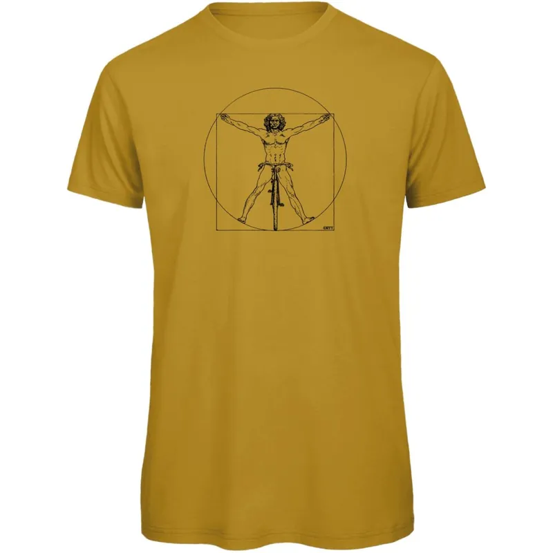 Meistverkauft RTTshirts DaVinci Fahrrad T-Shirt Herren - ocker