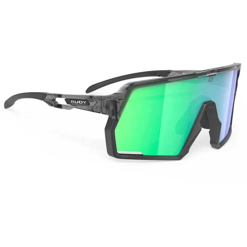 Letzte Chance Rudy Project Kelion Brille - Crystal Ash - RP Optics Multilaser Green