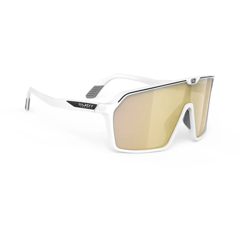 Solange Der Vorrat Reicht Rudy Project Spinshield Brille - White Matte/Multilaser Gold
