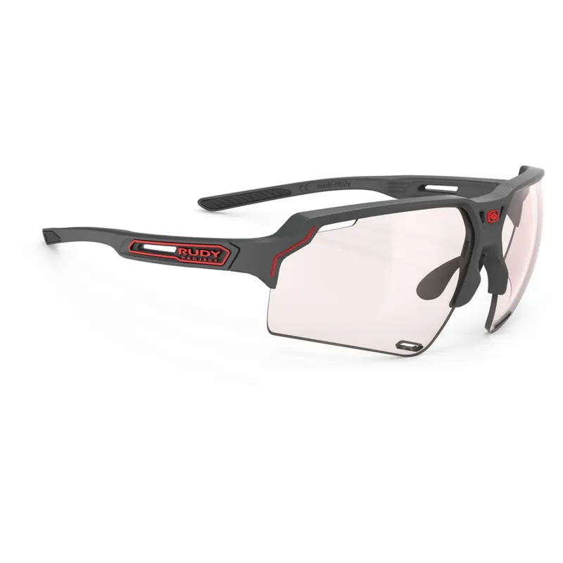Rudy Project Deltabeat Brille - Photochromic - Charcoal Matte/ImpactX 2 Red Billig