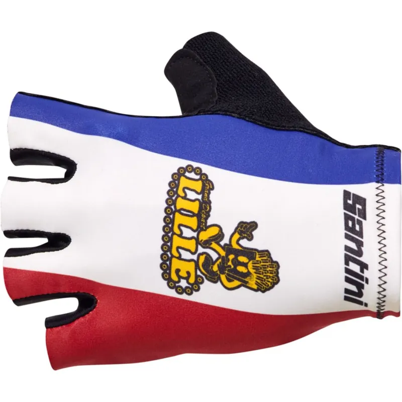 Billig Santini Grand Départ Lille Kurzfinger-Handschuhe - Tour de France™ 2025 Collection