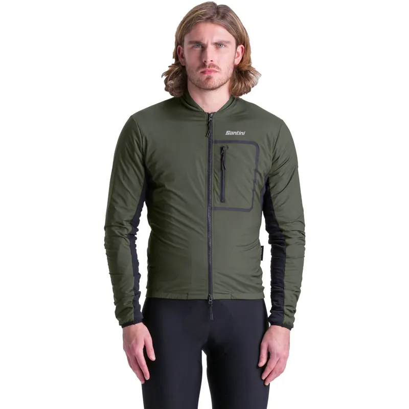 Santini Alpha T Jacke Herren - military green VM Billig