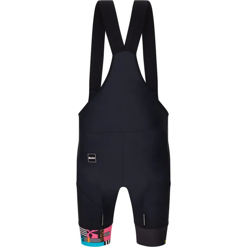 Santini Grand Départ Bretagne Trägerhose Damen - Tour de France Femmes Avec Zwift™ 2025 Collection - black NE Neue Kollektion