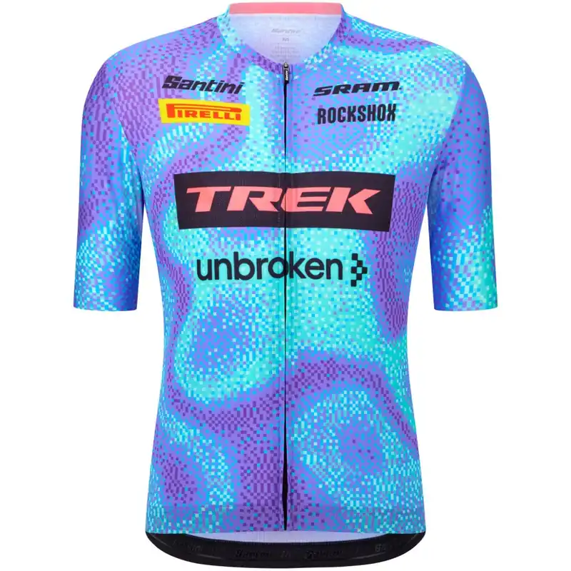 Santini Trek Factory Racing 2026 Fahrradtrikot Herren - print Beliebt