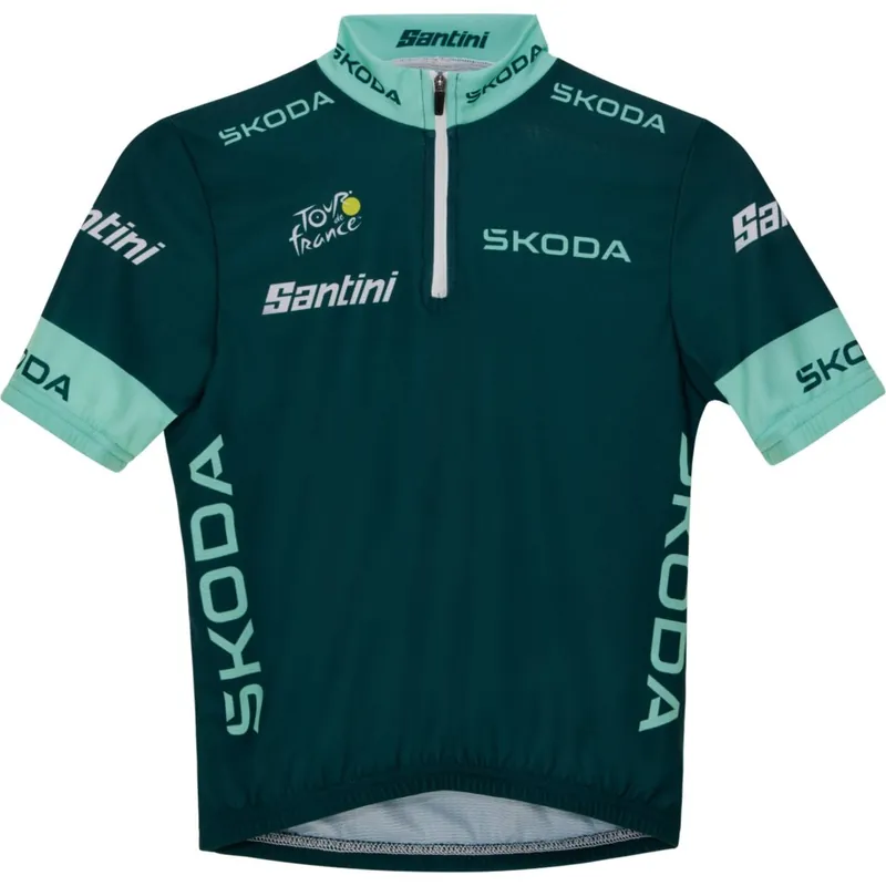 Santini Best Sprinter Kurzarmtrikot Kinder - Tour de France™ 2026 Collection - green VE Sale