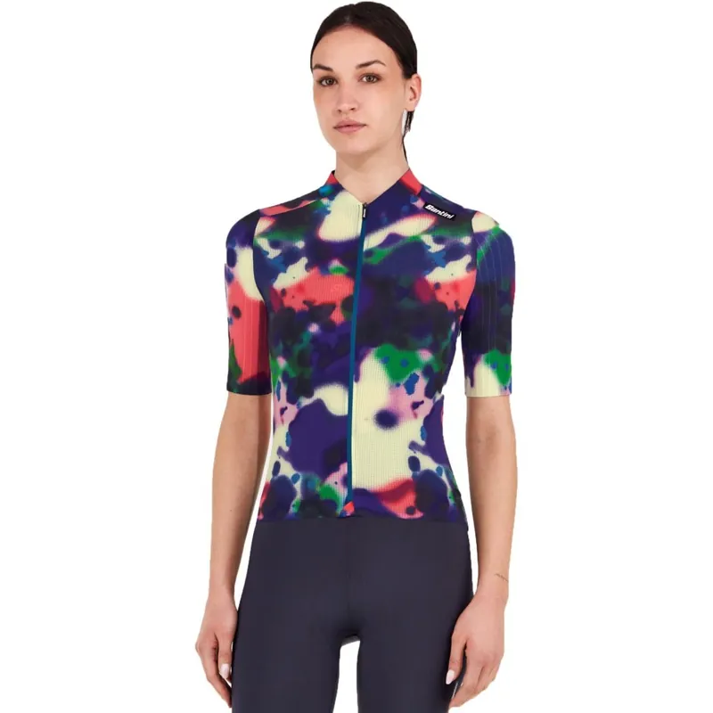 Kracherpreis Santini Redux Loud Kurzarmtrikot Damen - print