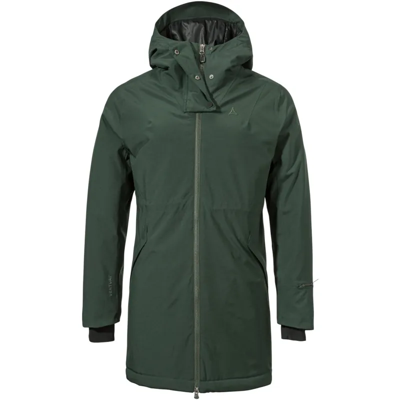 Schöffel Style Crivat Isolierter Parka Damen - dark jade 6965 Direktkauf