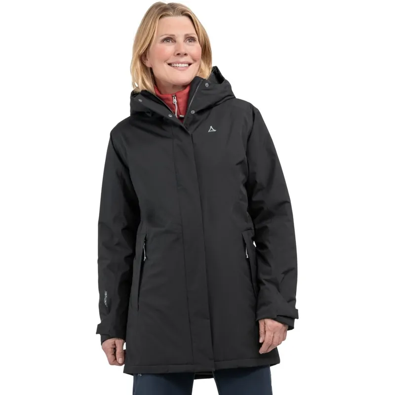 Schöffel Style Froda Parka Damen - schwarz 9990 Preis Gesenkt