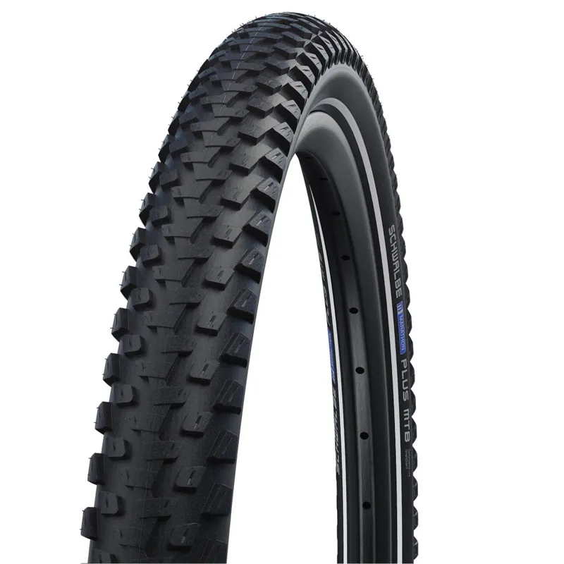 Begrenztes Angebot Schwalbe Marathon Plus MTB Drahtreifen - Addix Smart Guard - ECE-R75 - 29x2.25" Black Reflex