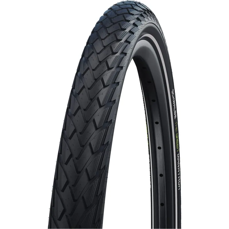 Schwalbe Marathon Drahtreifen - Performance Addix Eco Green Guard - ECE-R75 - 26x2.0" Black Reflex Markenprodukt