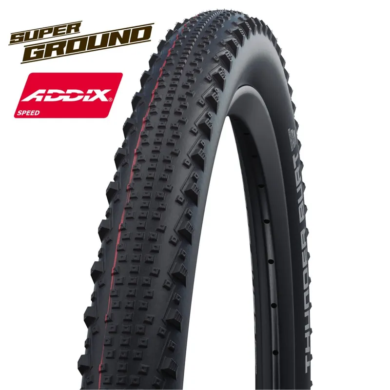 Schwalbe Thunder Burt Evolution MTB Faltreifen - AddixSpeed - SuperGround - TLEasy - E-25 - 29x2,1 Zoll Must-Have