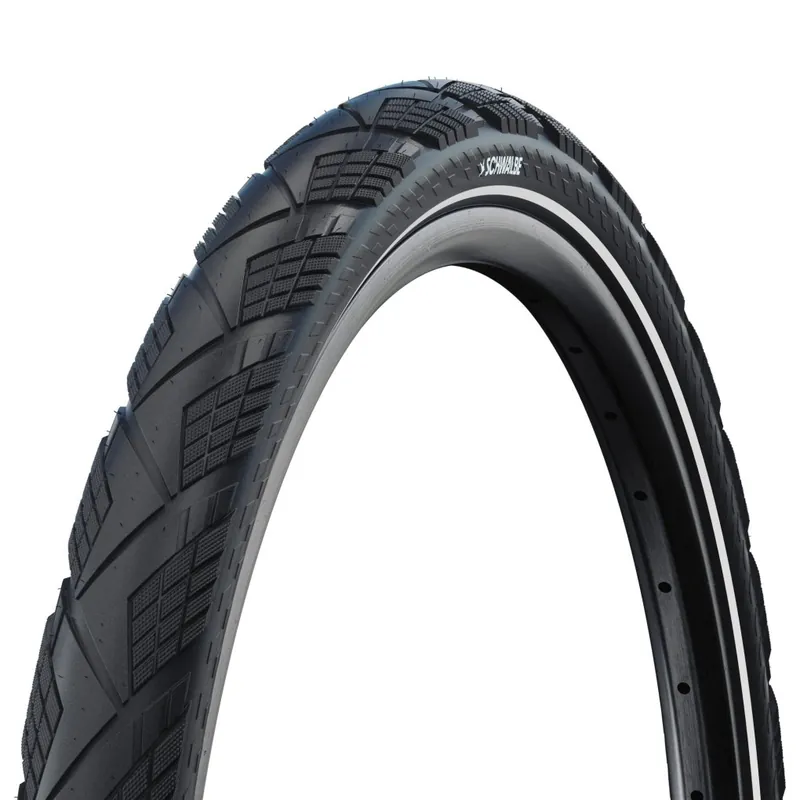 Super-Preis Schwalbe Marathon Efficiency Drahtreifen - Addix Green RaceGuard E-50 - 28x2.00" Black Reflex