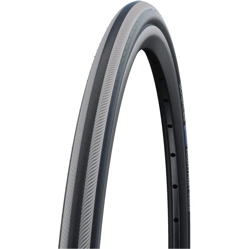 Beliebt Schwalbe Rightrun Plus Drahtreifen - Performance Black ‘n‘ Roll Smart Guard - 24x1.00" Grey Stripes