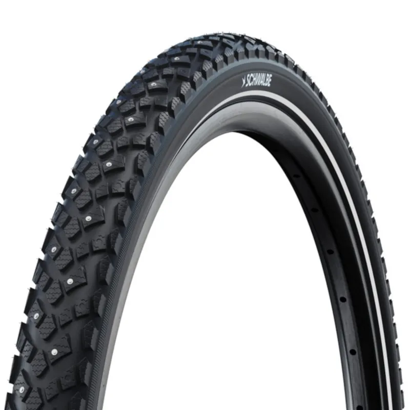 Sichere Zahlung Schwalbe Motion Spike Drahtreifen - K-Guard Winter E-25 - 28x1.35" Black Reflex