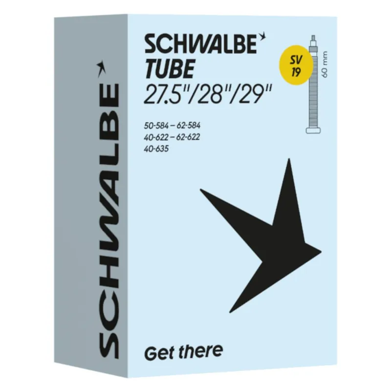 Schwalbe Schlauch - No. 19 27.5"/28"/29" - 50/62-584, 40/62-622, 40-635 SV 60mm Preiswert