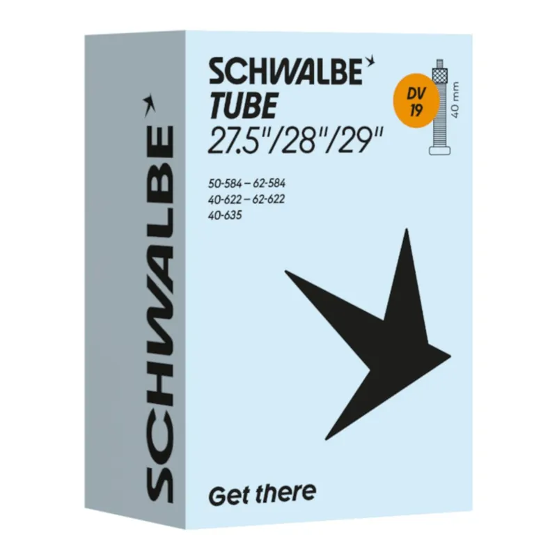 Schwalbe Schlauch - No. 19 27.5"/28"/29" - 50/62-584, 40/62-622, 40-635 DV 40mm Kracherpreis