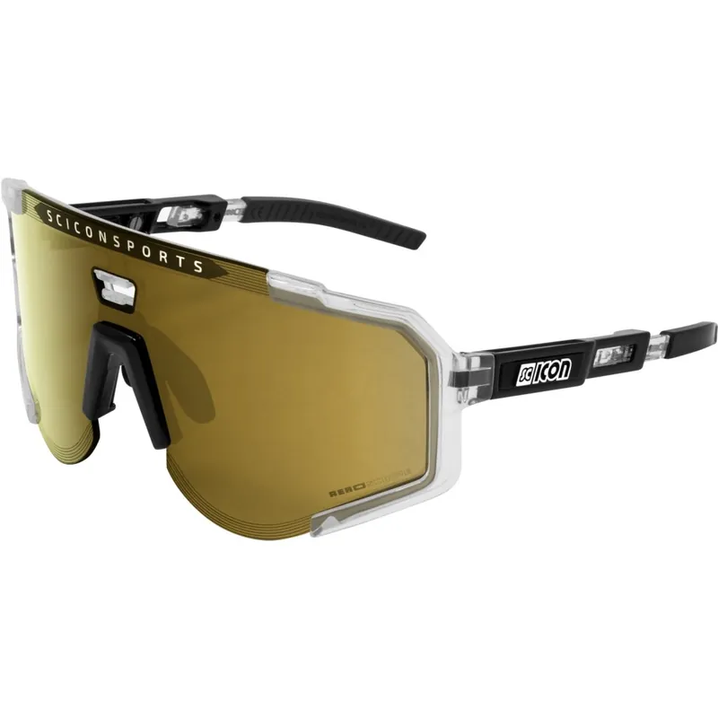 Scicon Aeroscope Brille - Crystal Gloss - Multimirror Bronze Clear Abverkauf